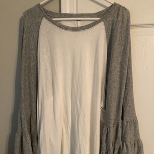 Free People Baseball Shirt